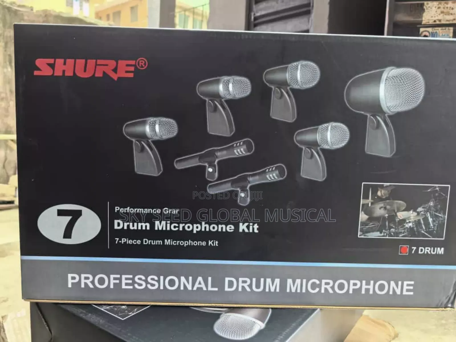 7set Drum Microphone With Holders