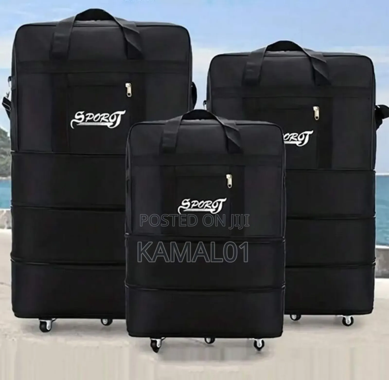 Medium 32 Inchbag Foldable Rolling Luggage Bag for Traveling