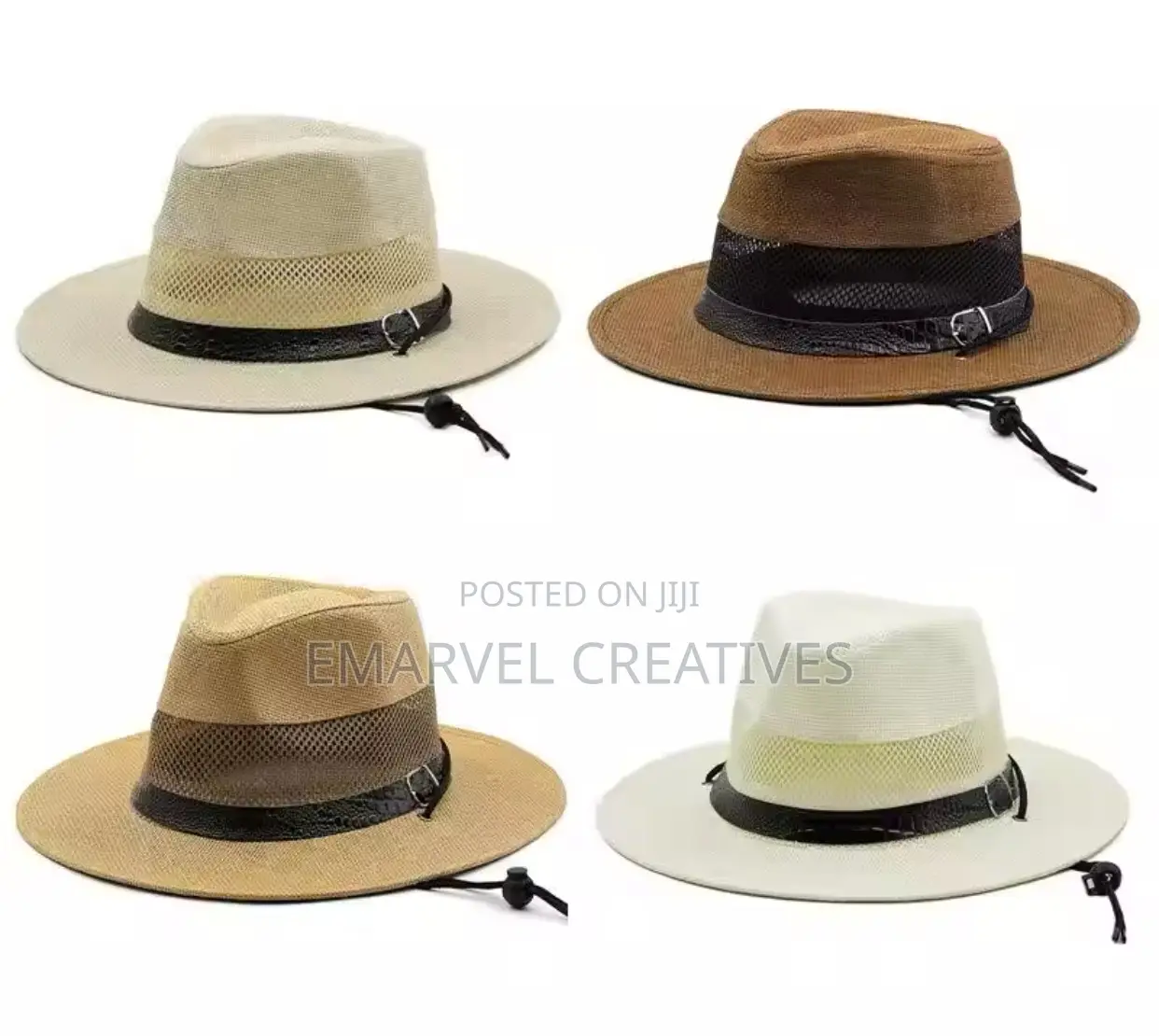 Summer Sunshade Fedora Hats Men Western Cowboy Hat Straw