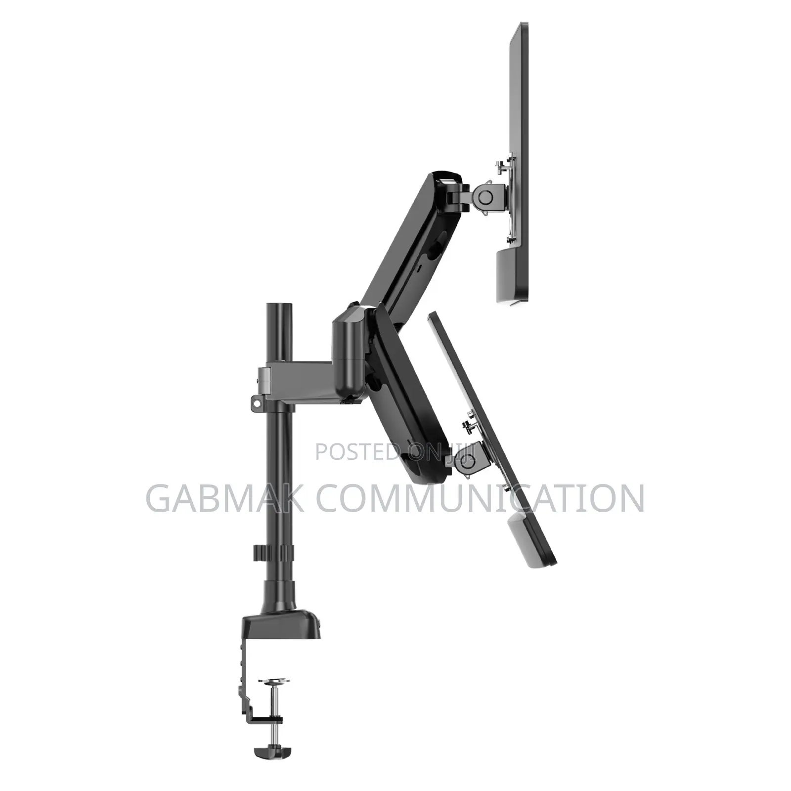 Dual Arm Monitors Desktop Mount