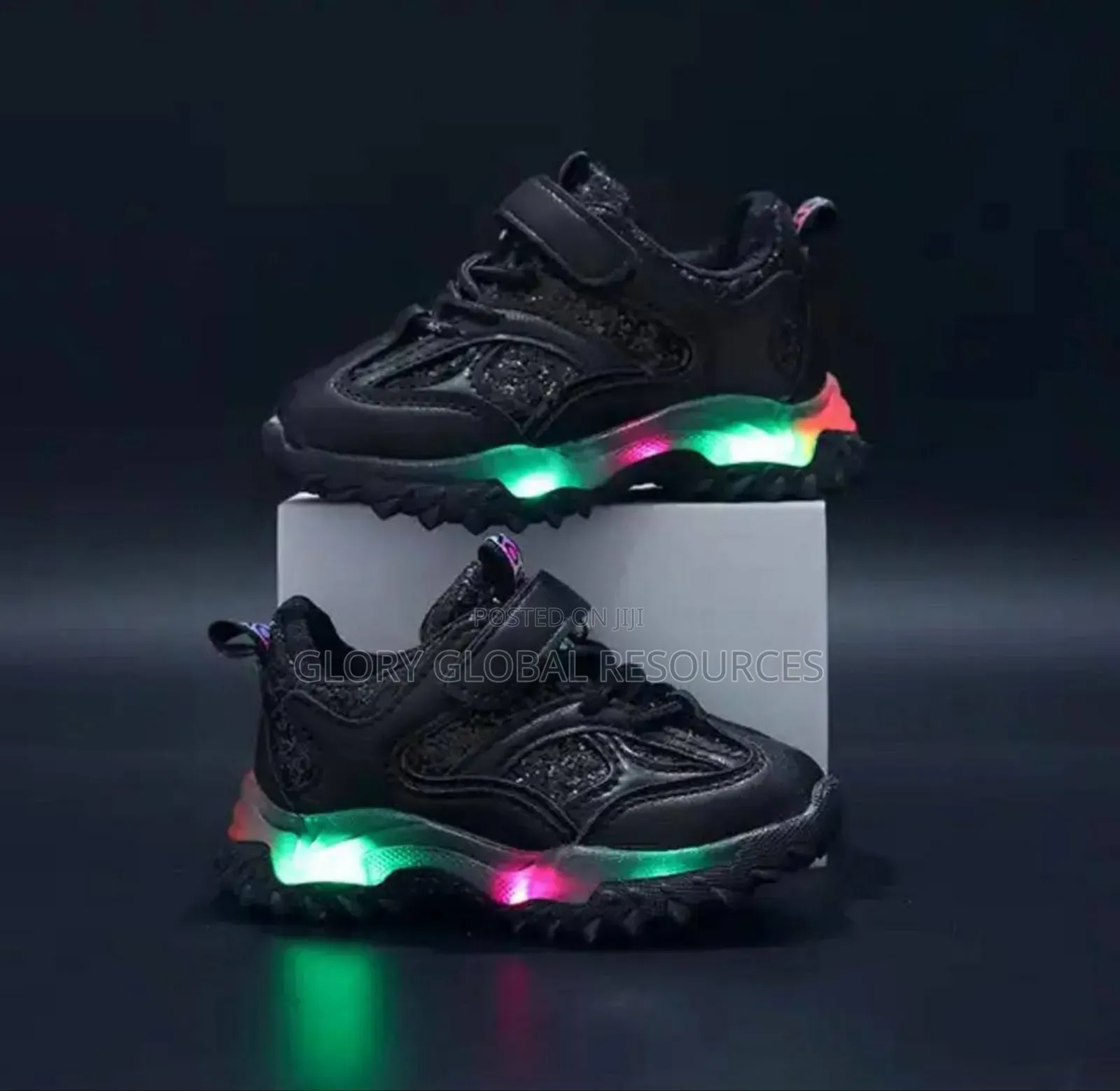 Alva Glitter Unisex LED Light Sneakers