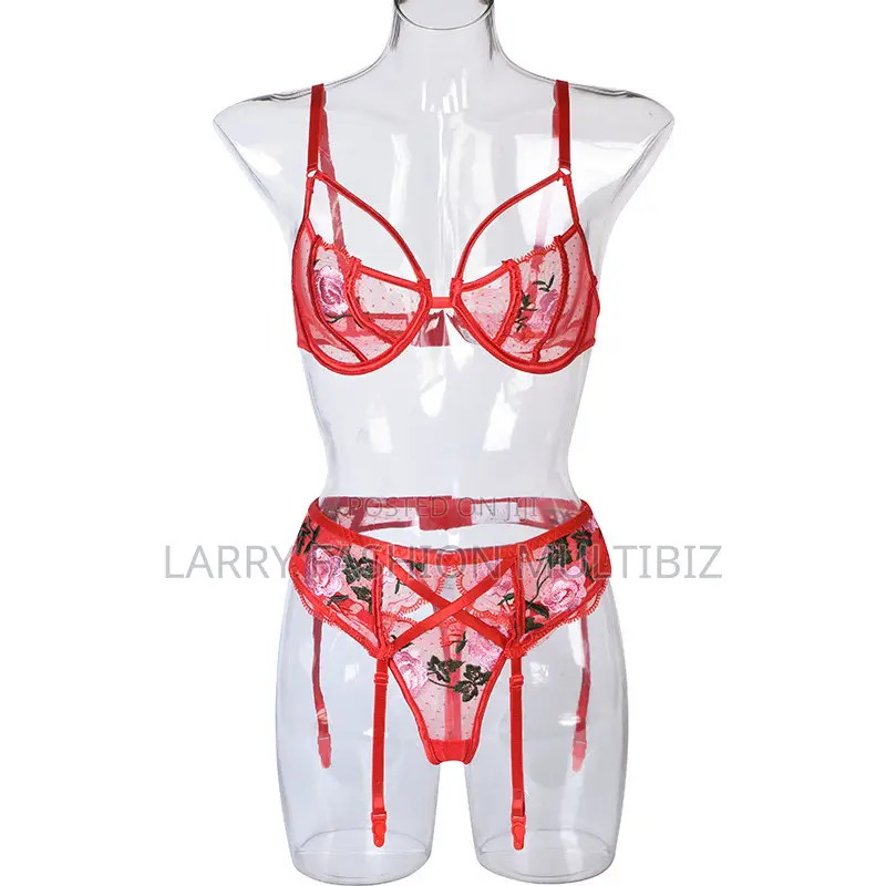 Lingerie Floral 3piece