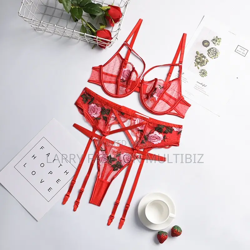 Lingerie Floral 3piece