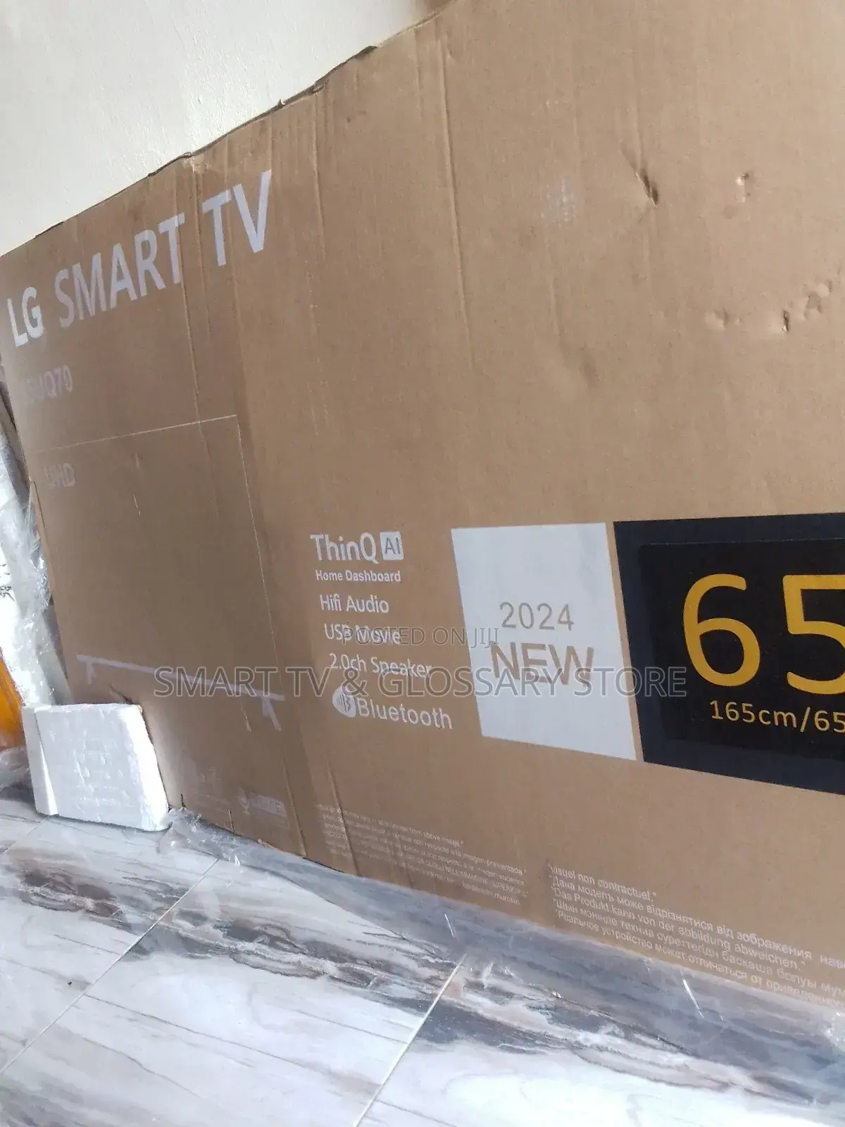 65 Inches LG Voice Control Narrator V.C