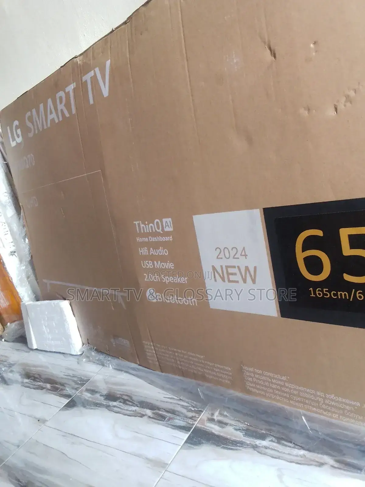 65 Inches LG Voice Control Narrator V.C