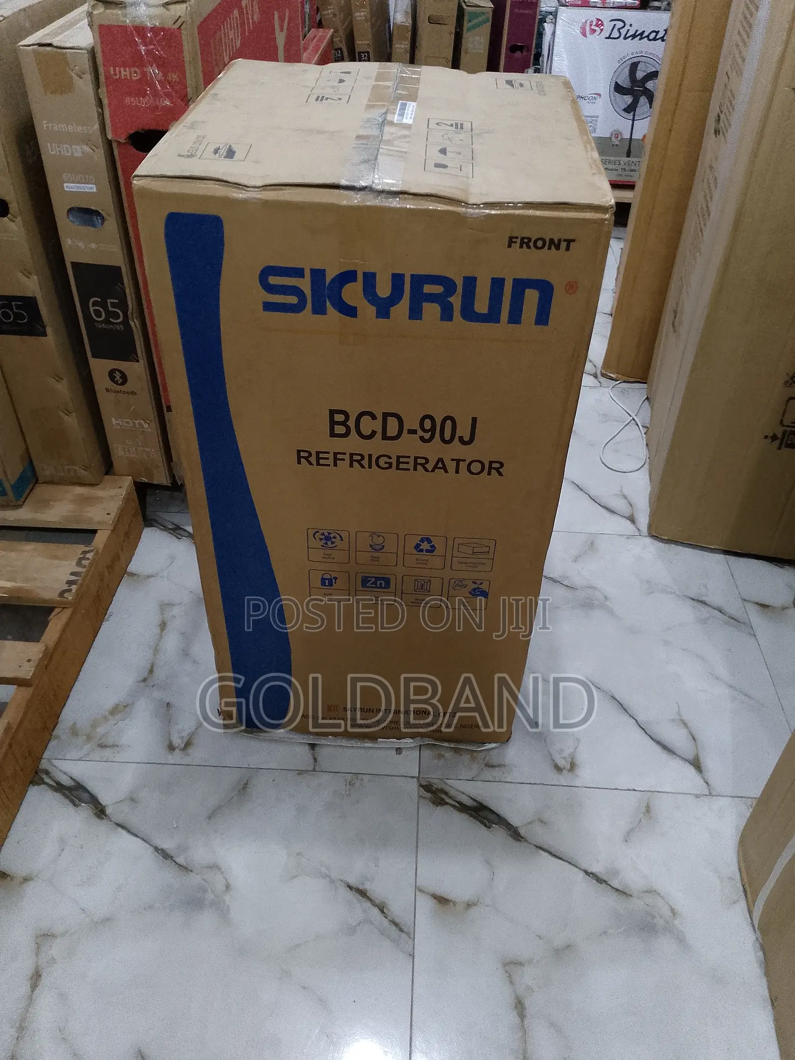 SKYRUN BCD-90J Modern-Design Single Door Refrigerator