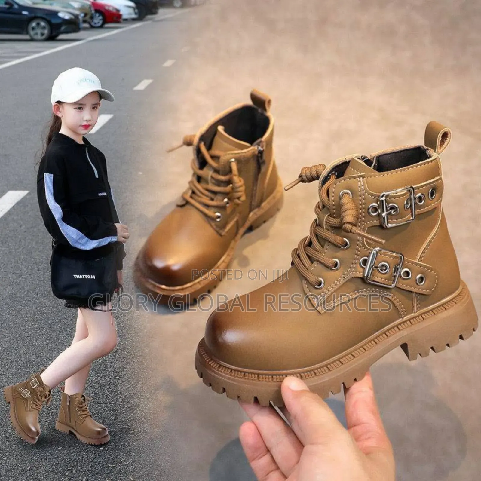 Bailey Classic Unisex ANKLE Boot With Double Sided Buckles