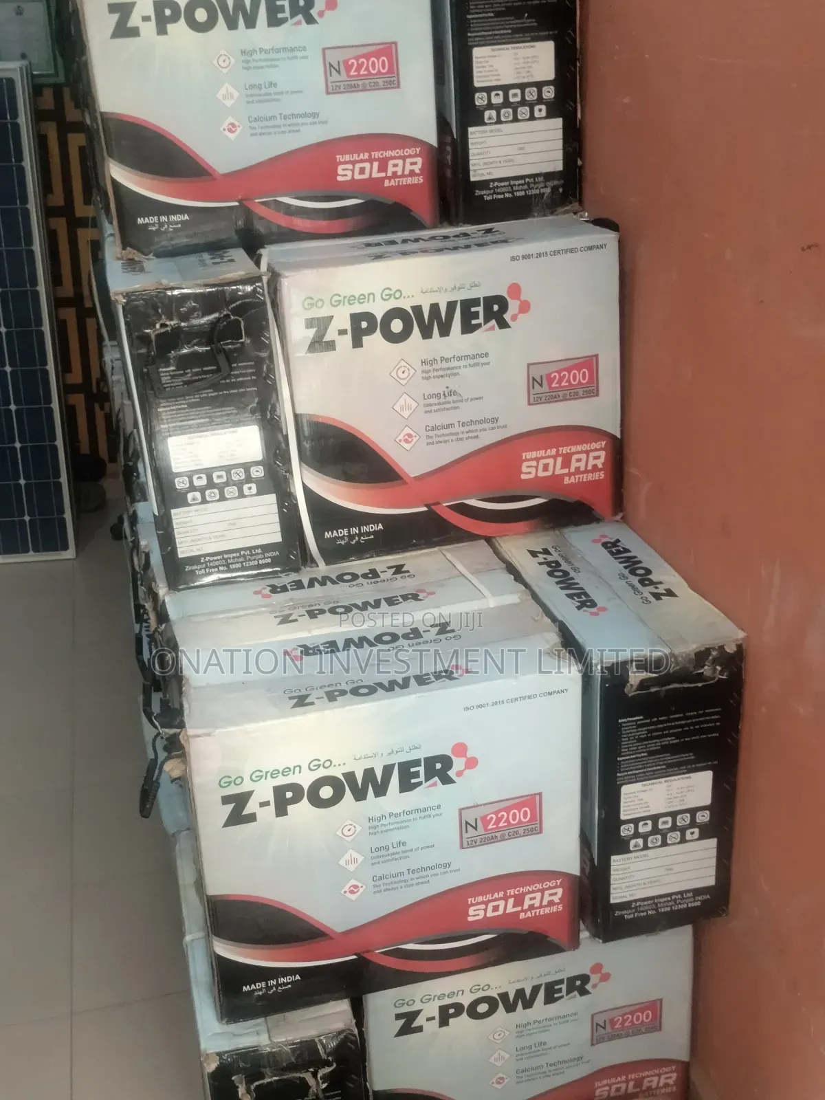 220ah 12v Z-Power Tubular Battery