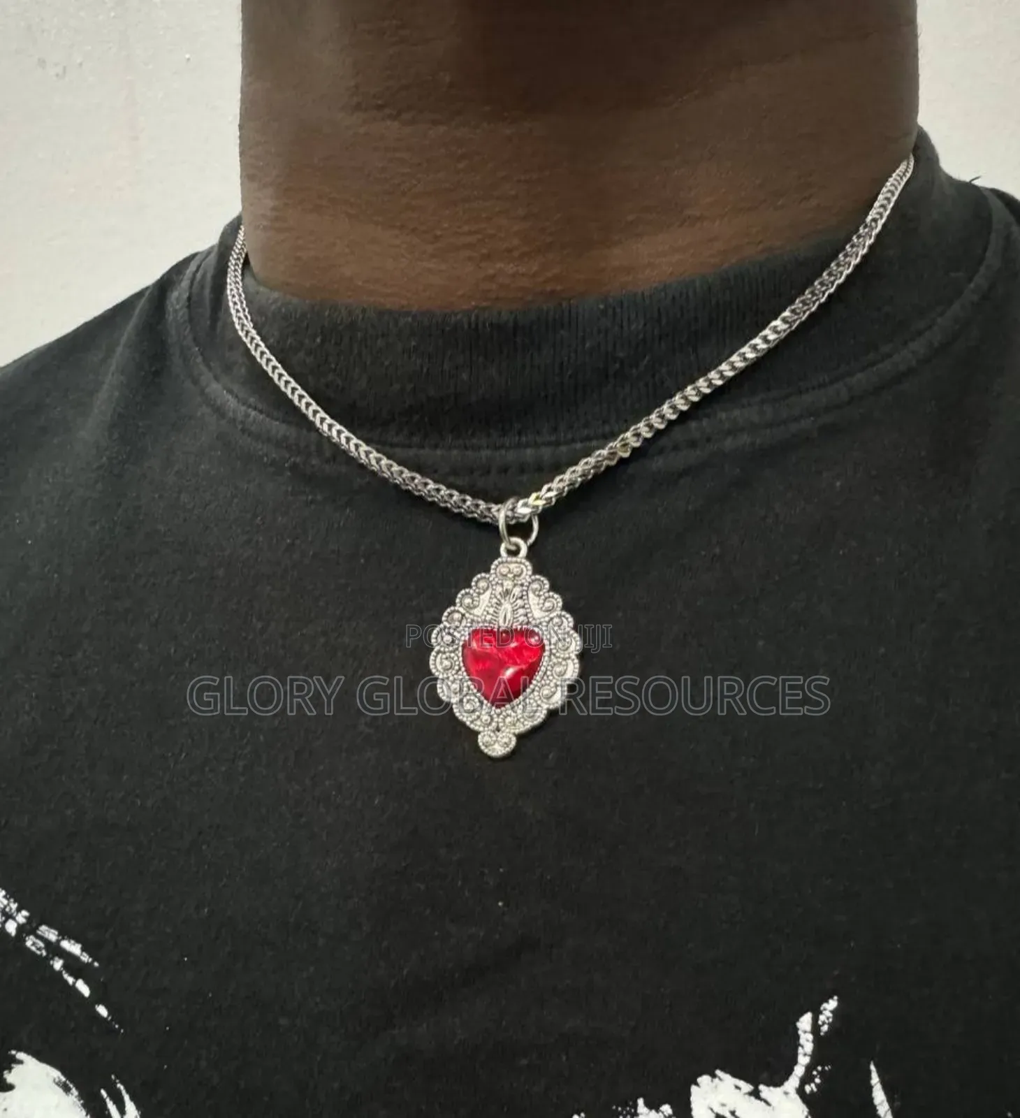 Steel Neckpiece 
For Men