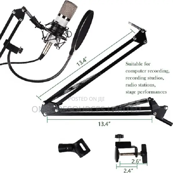 Condenser Microphone Stand for Podcasting