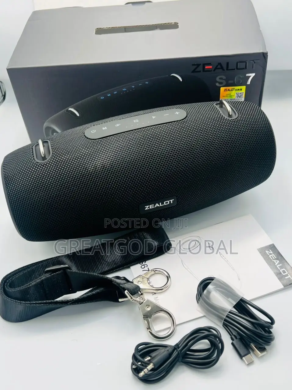 Zealot S67 Wirelessbluetooth Speaker Portable Subwoofer HIFI