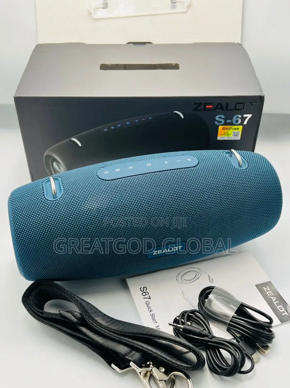 Zealot S67 Wirelessbluetooth Speaker Portable Subwoofer HIFI