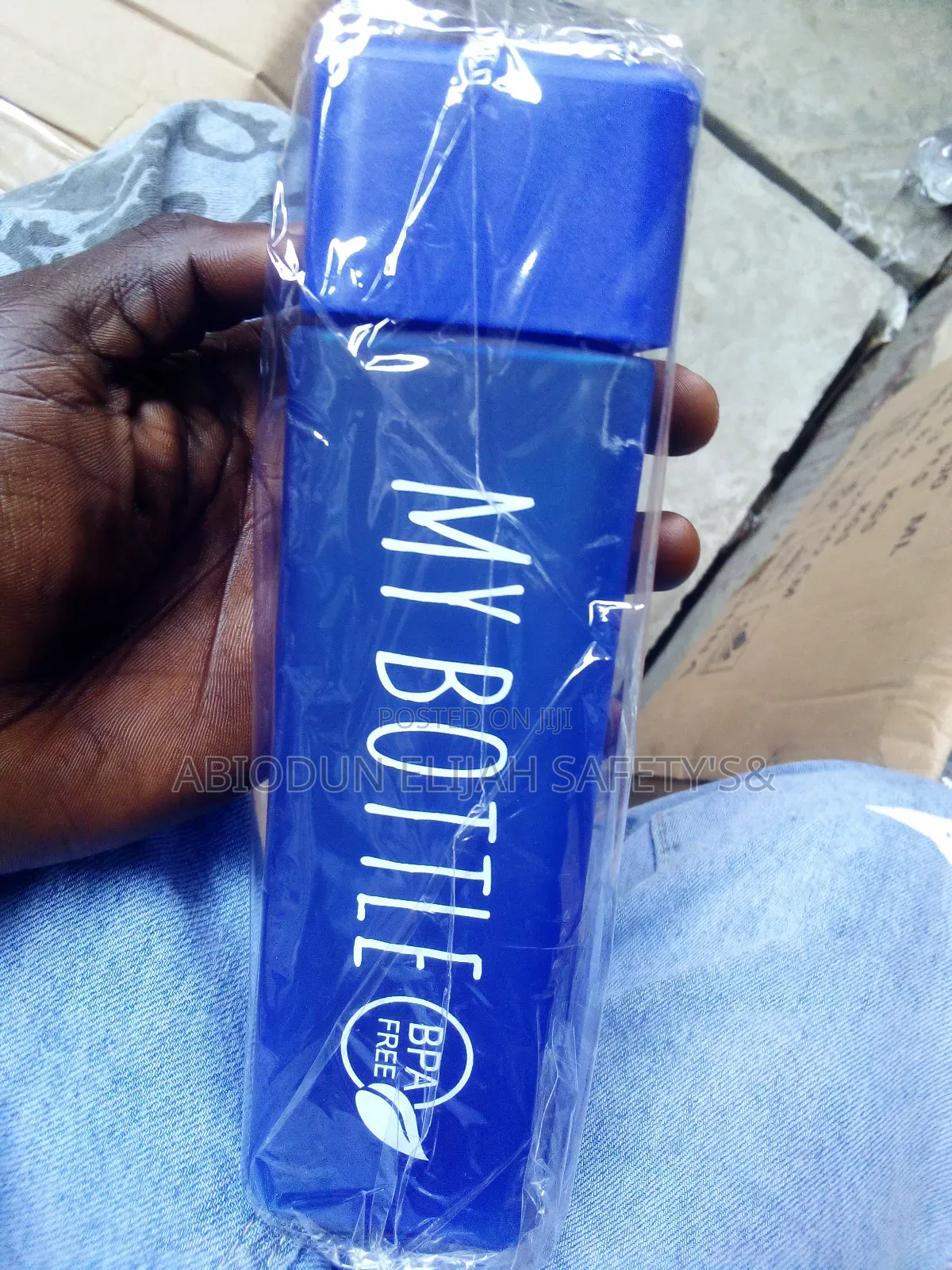 500ML Transparent Water Bottle Rubber