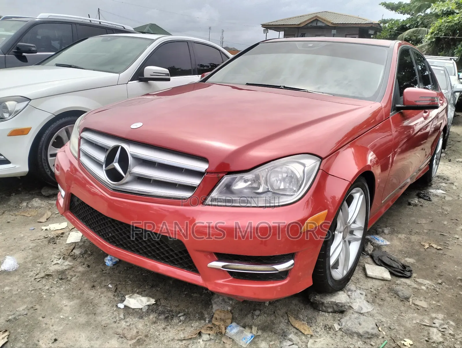 Mercedes-Benz C300 2014 Red
