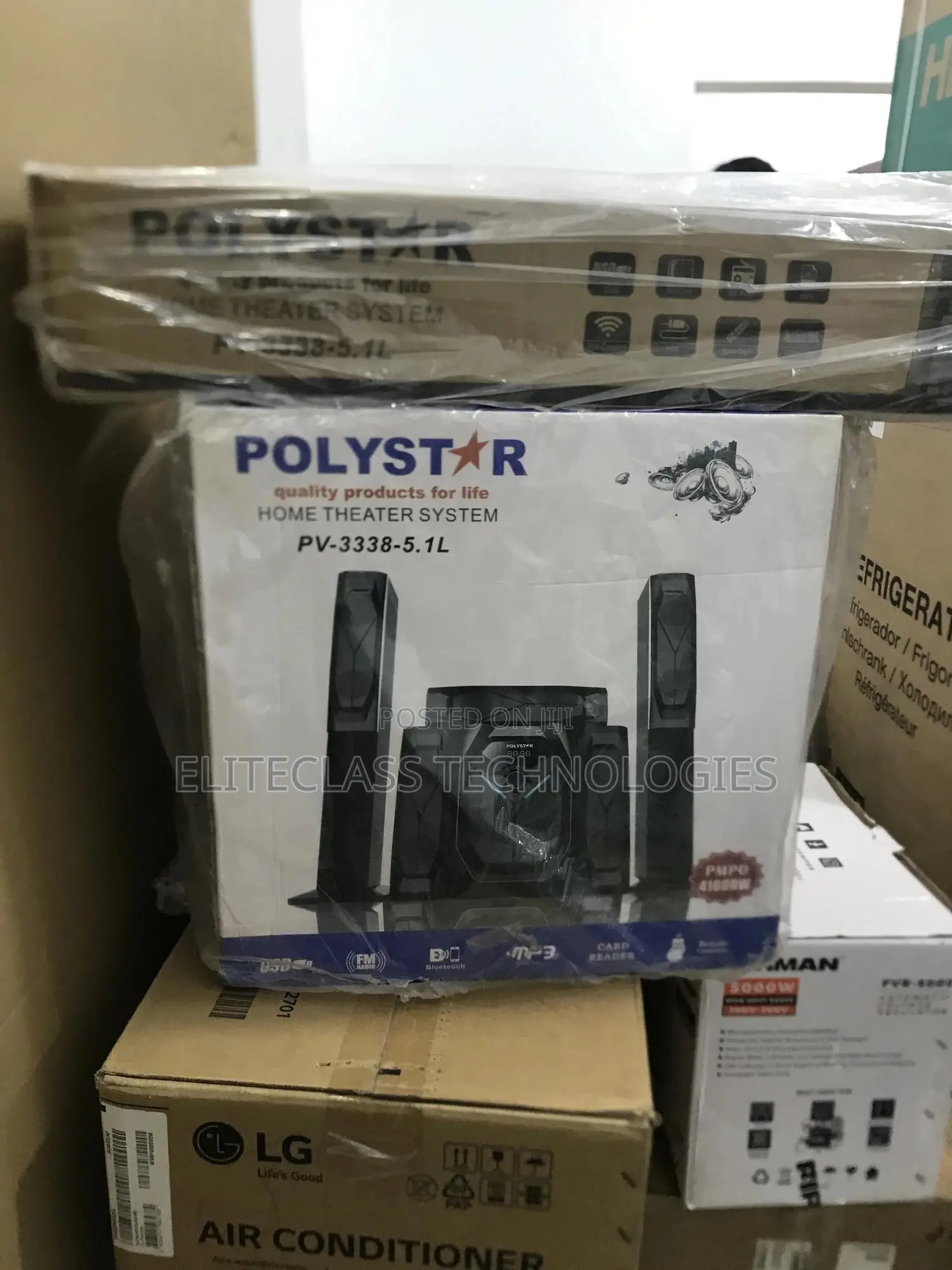 Standard Polystar Home Theater System With 1 Year Warranty