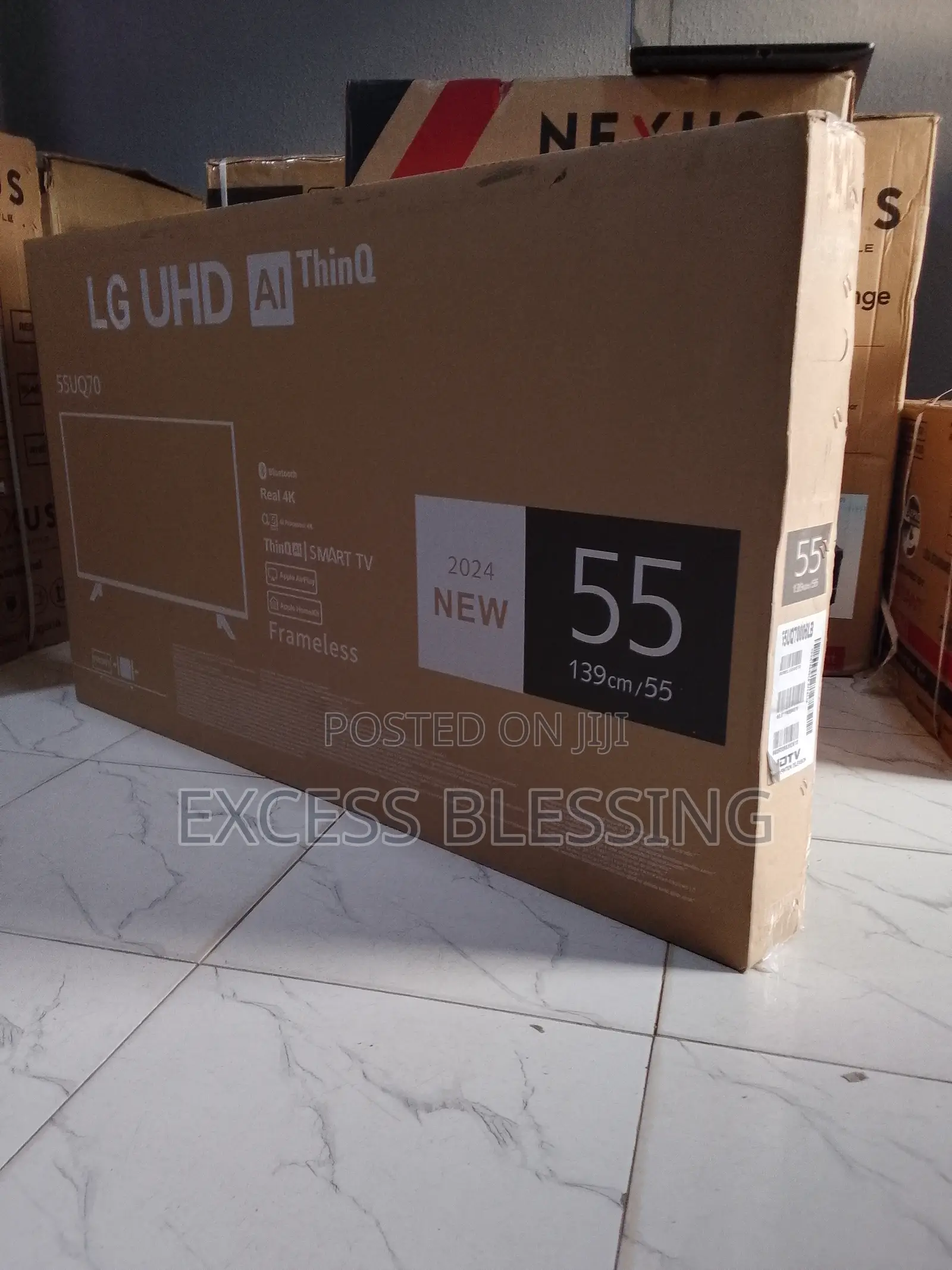 New LG 55" Frameless Smart TV 55uq70