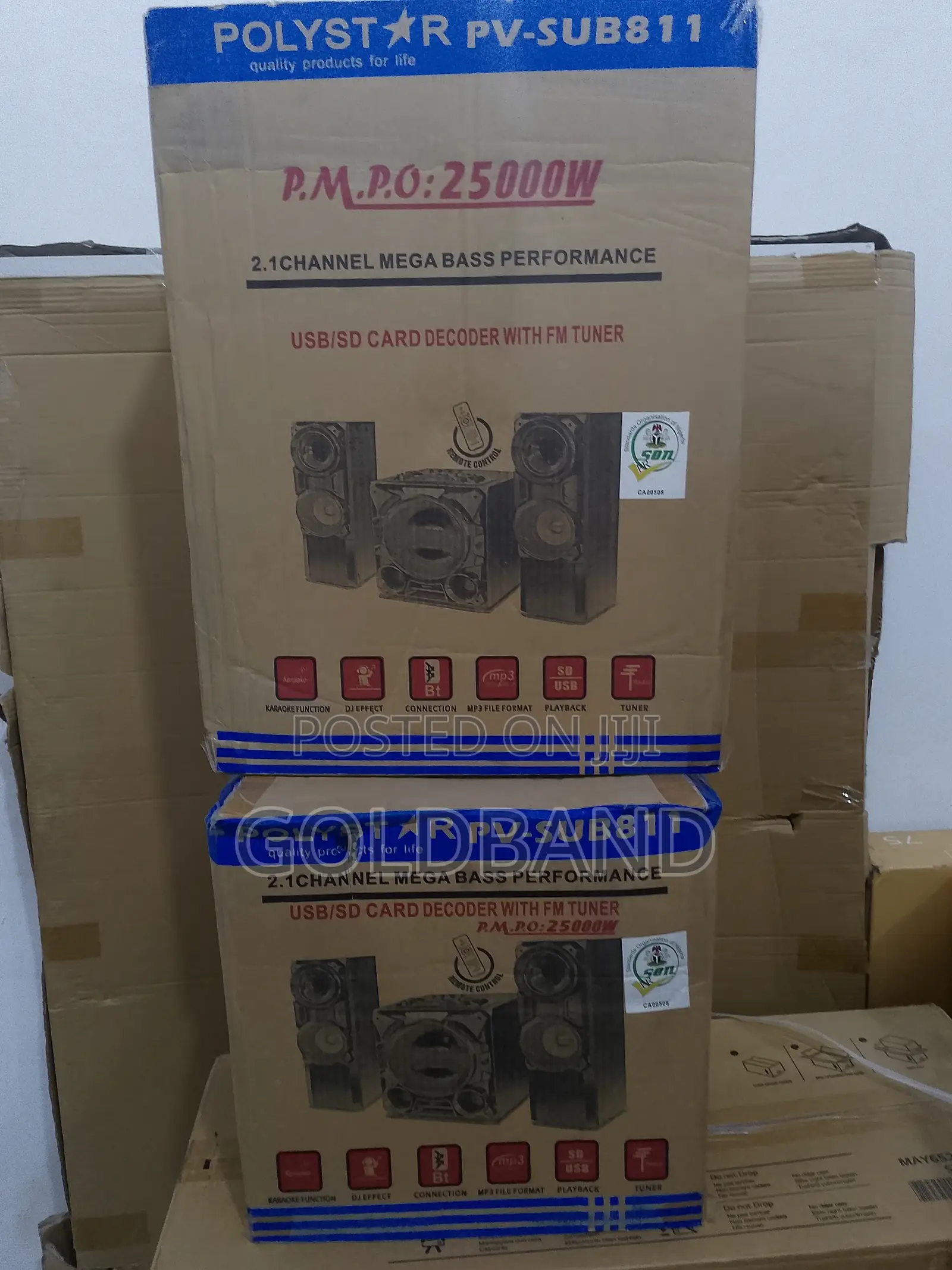 Polystar 2.1ch Mega Bass Performance (PV-SUB811)
