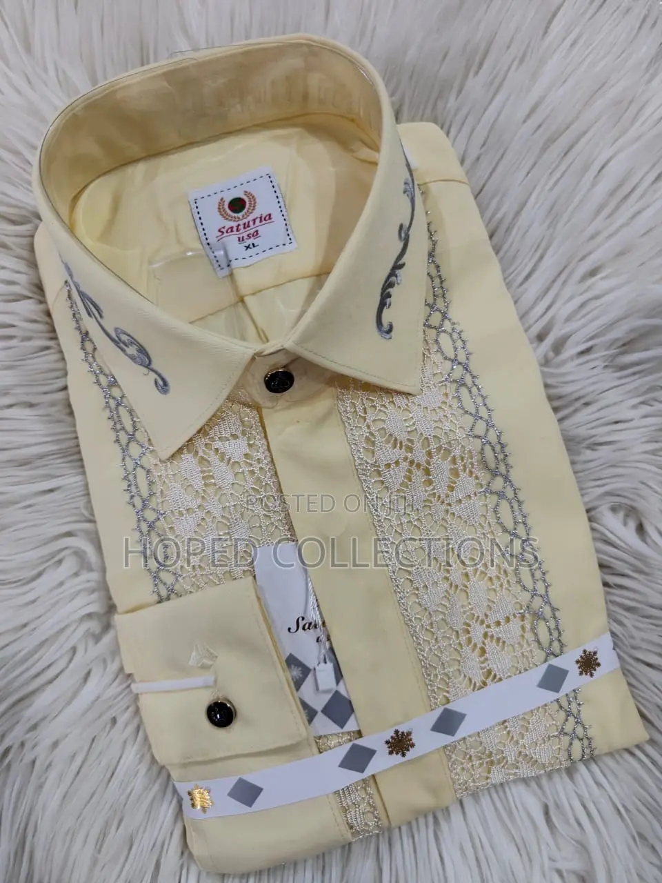 Creamy Men Plain Shirt