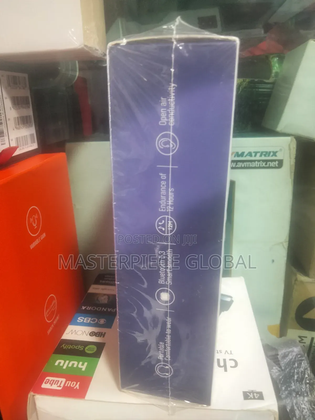 Bone Conductor Bluetooth 5.3 Smart Smooth Headphone,