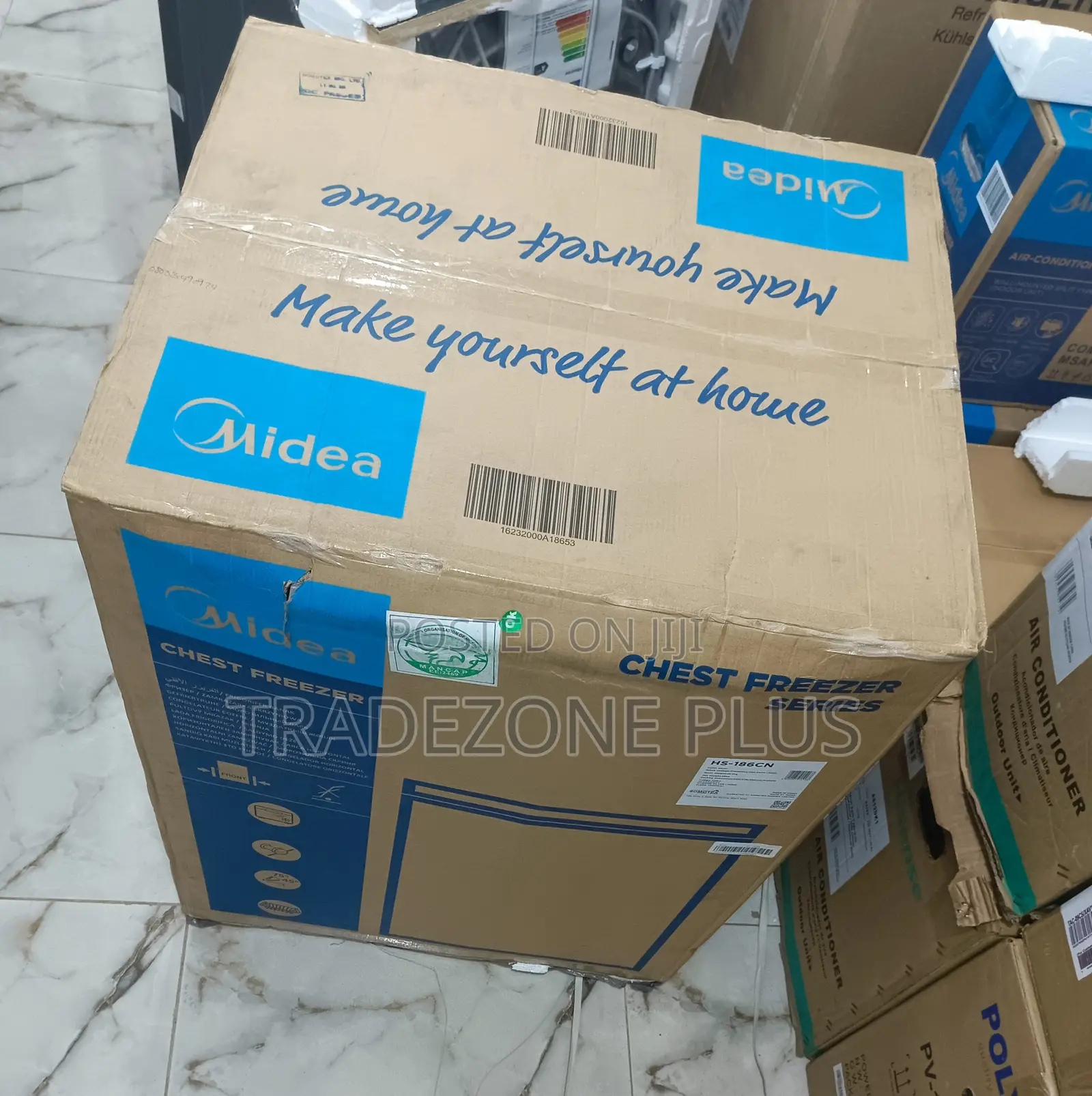 Large Capacity Midea Chest Freezer Hs 186cn 150lts