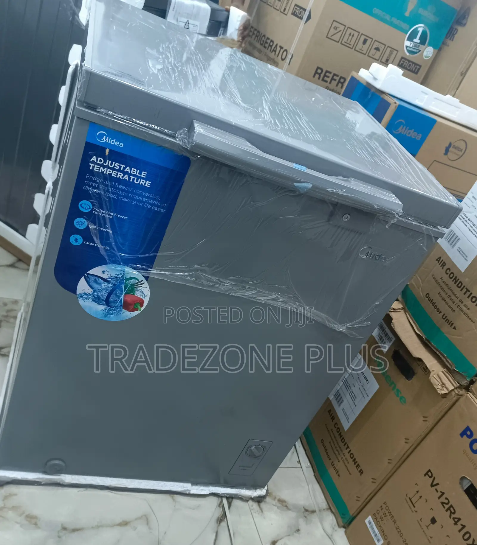 Eco -Friendly Midea Chest Freezer Hs 186cn 150lts