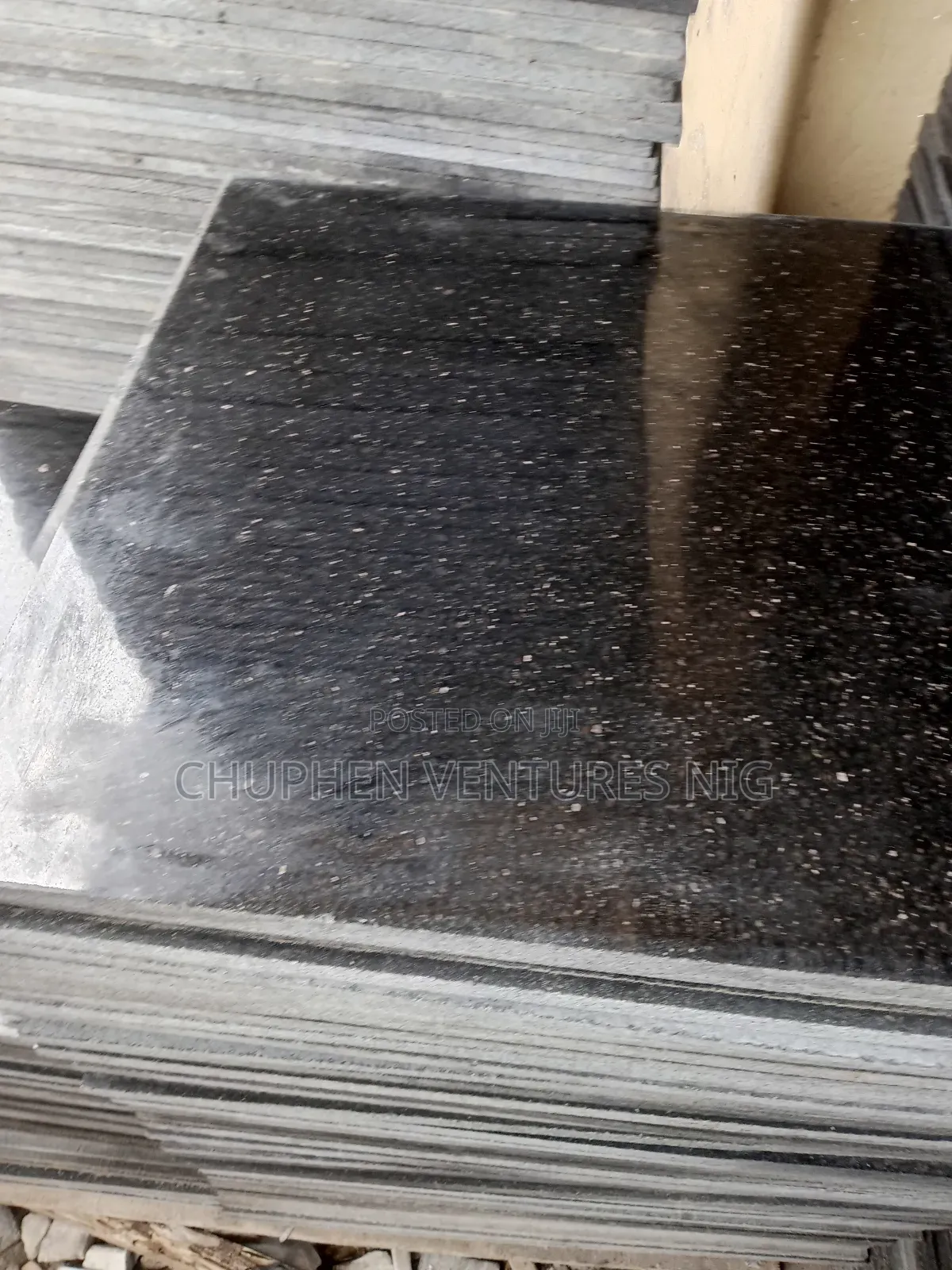 Black Galaxy 60by60 1.2 Cm Tickness Granite Tiles