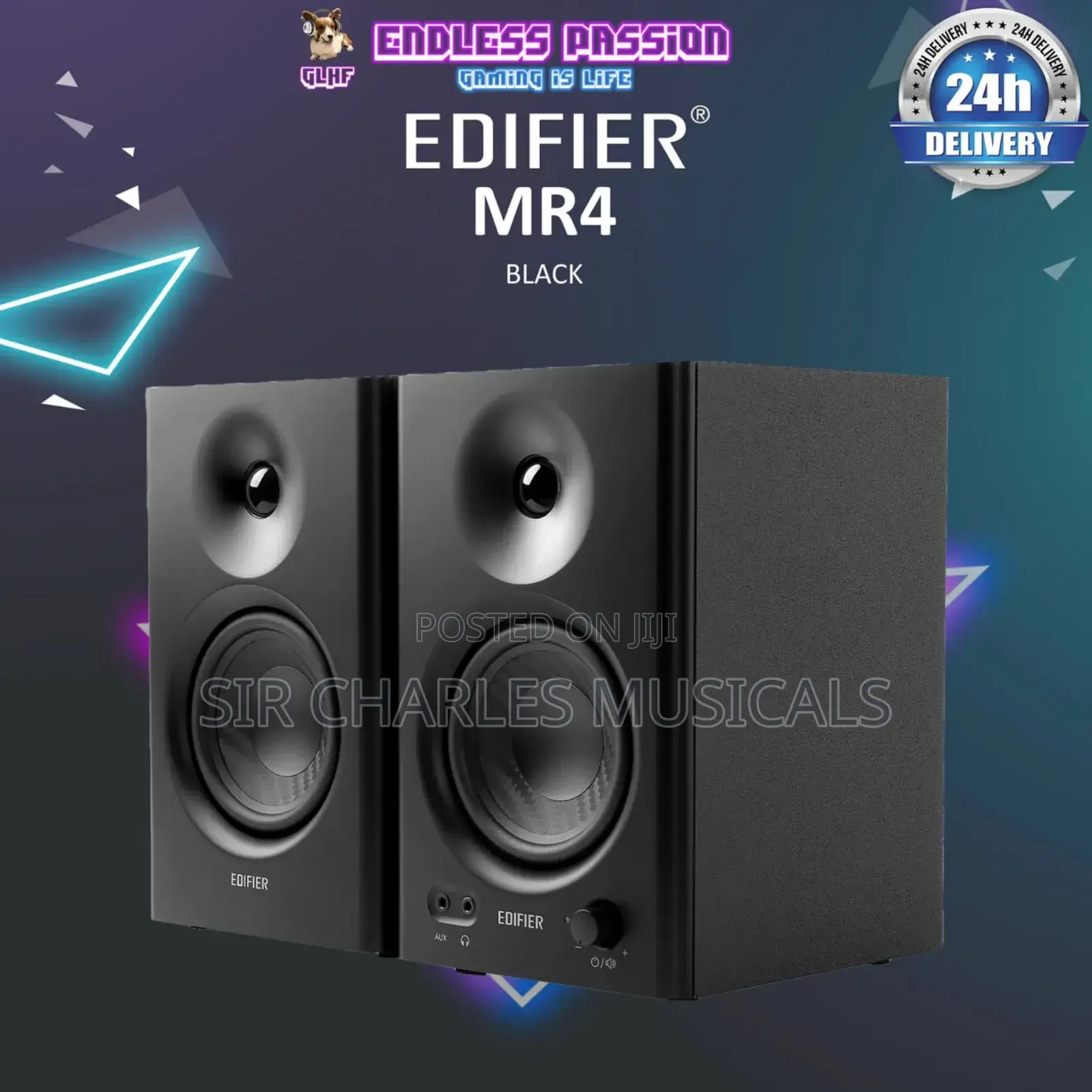 Edifier Mr4 Powered Studio Monitor Speakers, 4" Active