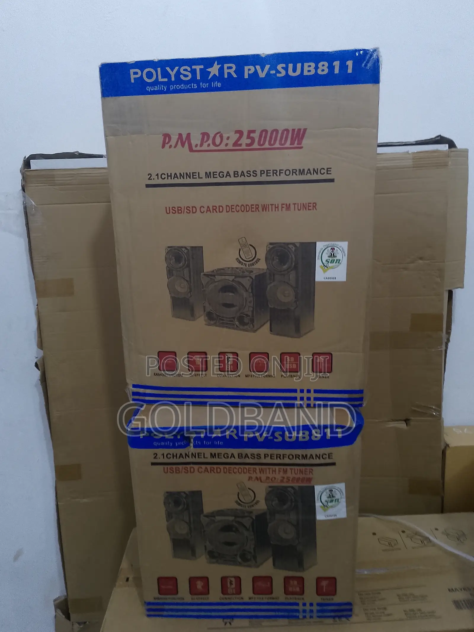 2.1ch Polystar Aural Bliss Home Theater Systems