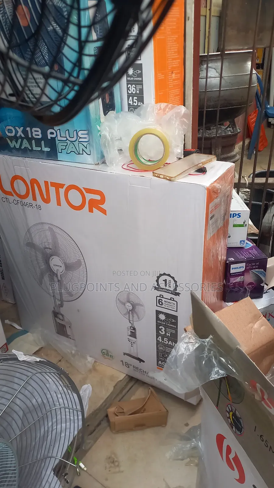 18" Lontor Rechargeable Mist Fan Clearance Sales