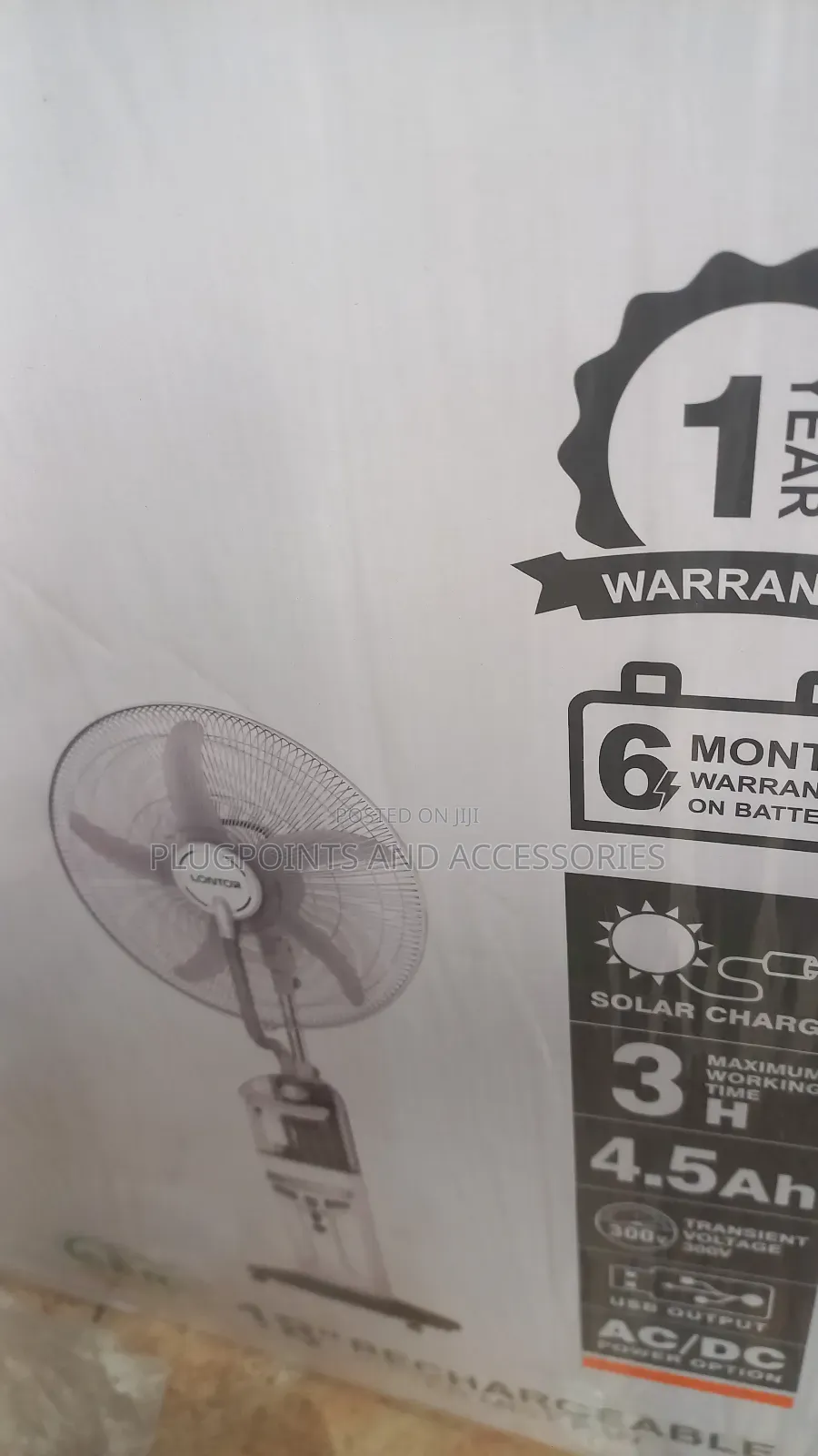 18" Lontor Rechargeable Mist Fan Clearance Sales
