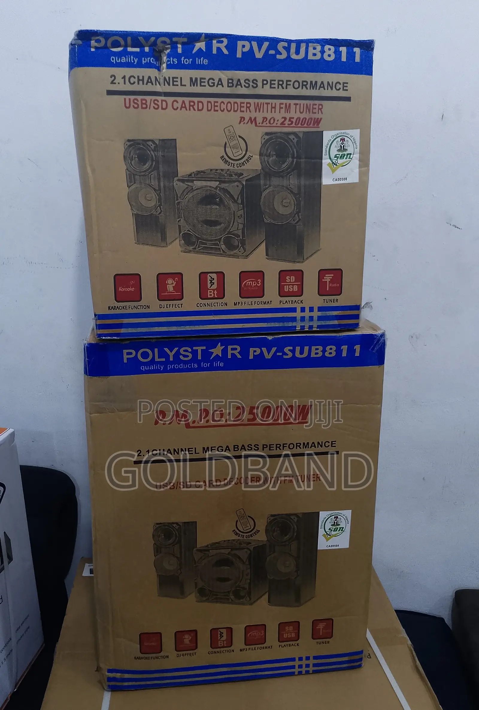 2.1ch Polystar Home Theater Systems With Good Sound Quality