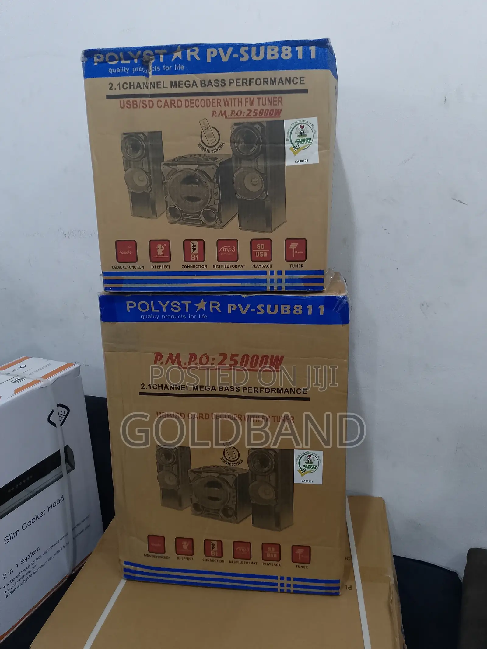 2.1ch Polystar Powerful Bass Home Theater Systems