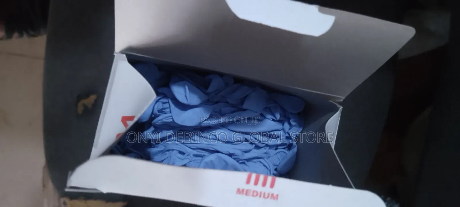Blue Disposable Nitrile All Purpose Safe Working Glove 100pc
