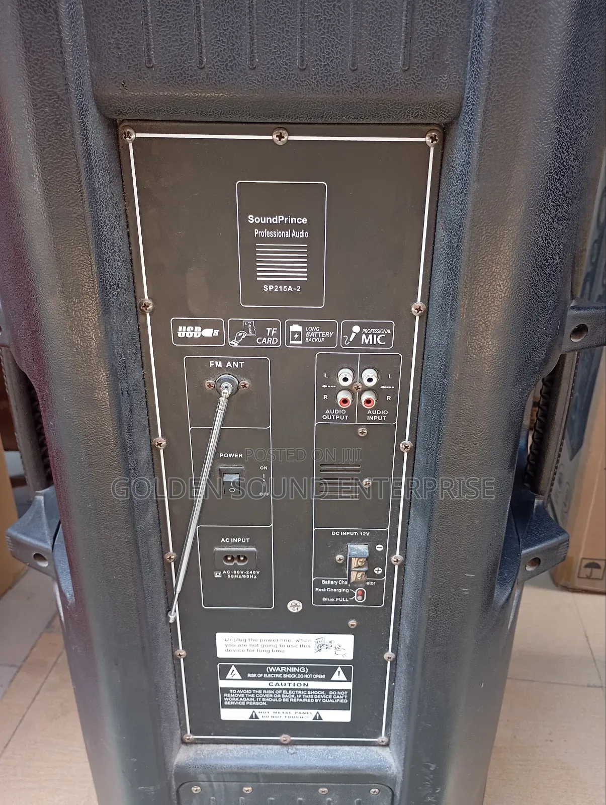 Professional Sound Prince P a System 15" Double