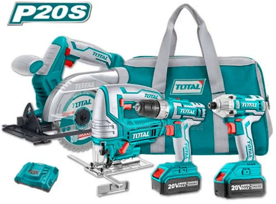 Total Cordless 4 PCS Combo Kit Tckli2010