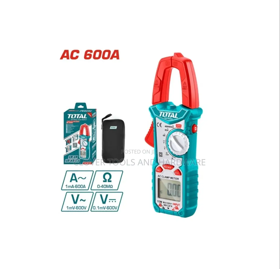 Total Digital AC Clamp Meter 600v-200a -Tmt46002
