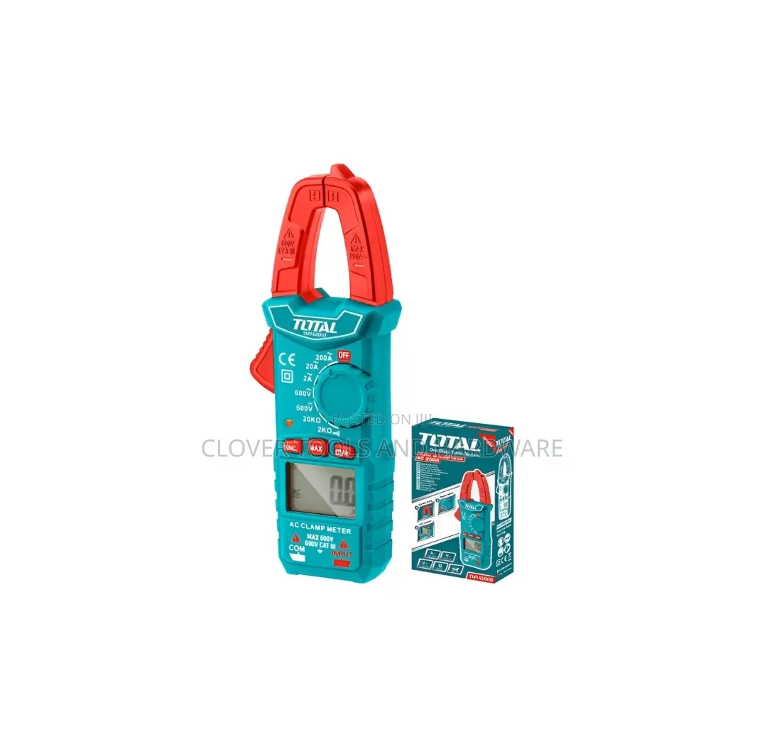 Total Digital AC Clamp Meter 600v-200a -Tmt46002