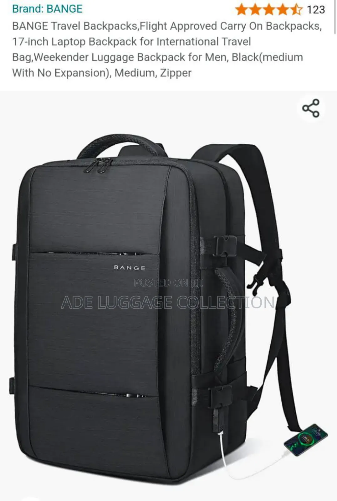 Bange Leather Laptop Bag