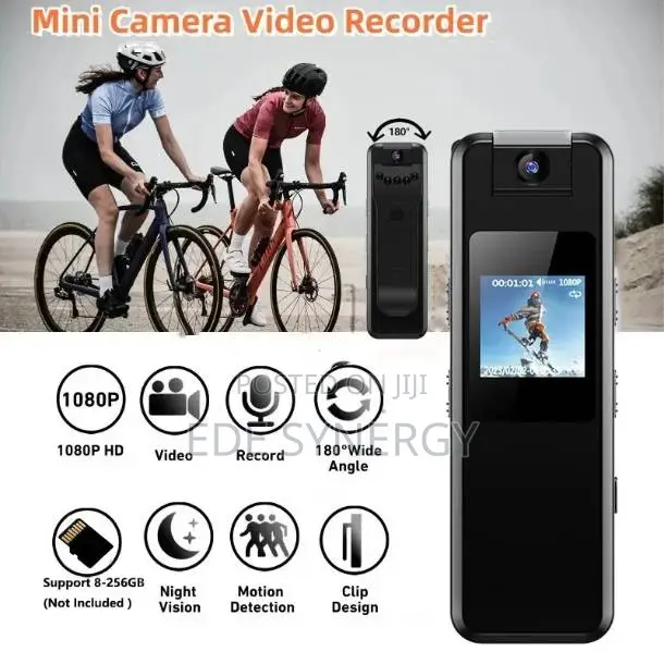 2025 1080P HD Bikers/Cyclists Mini Spy Camera Recorder