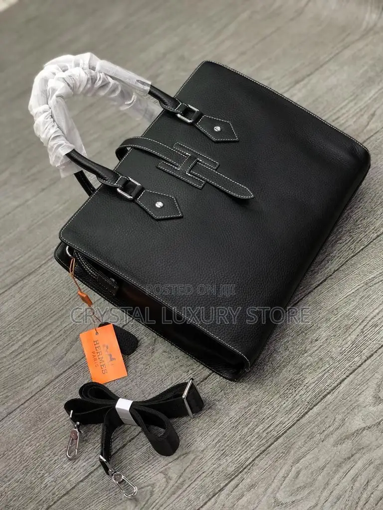 Hermes Quality Luxury Genuine Leather Laptop Bag