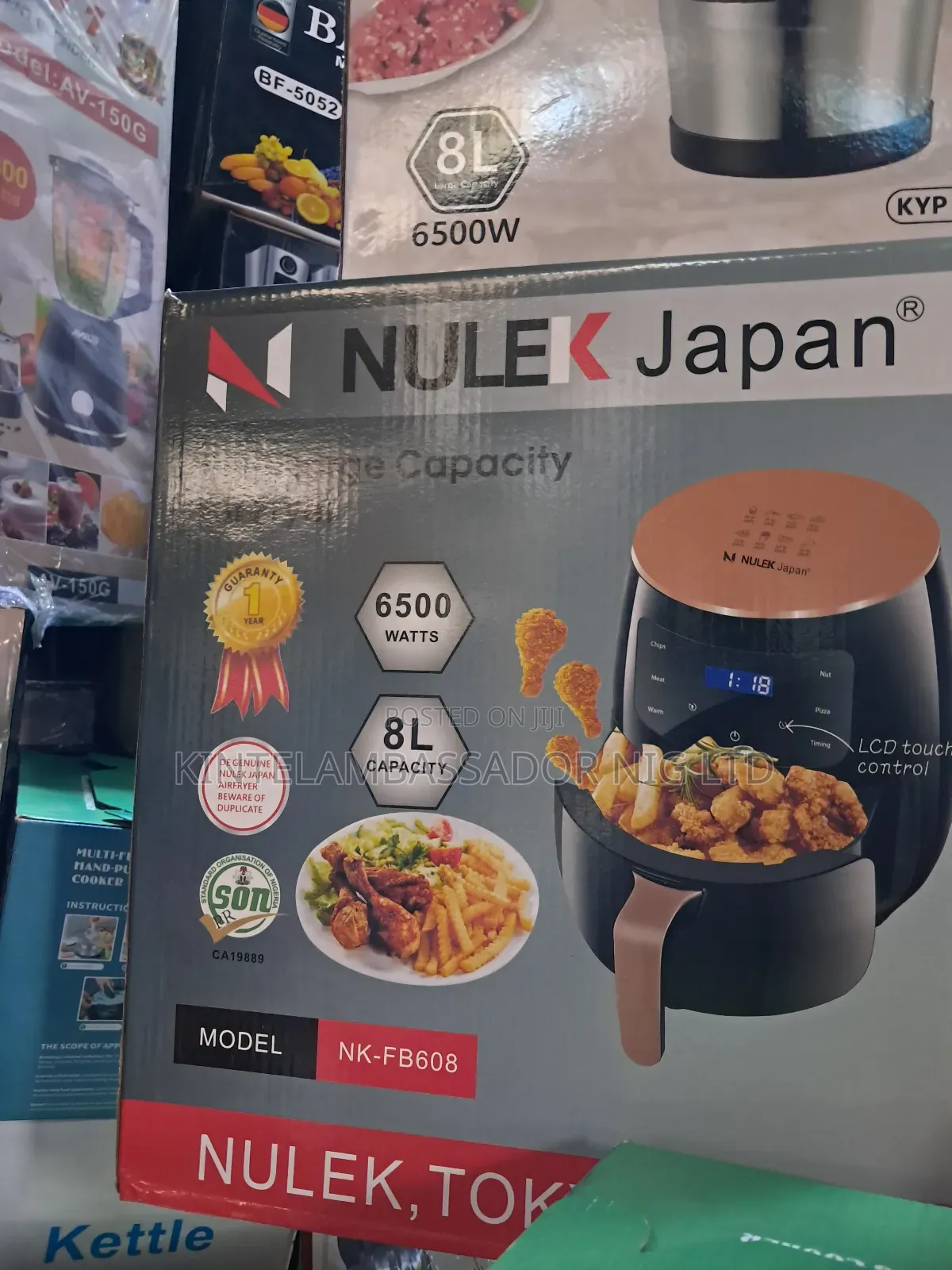 Nulek Japan Air Fryer - 8 L