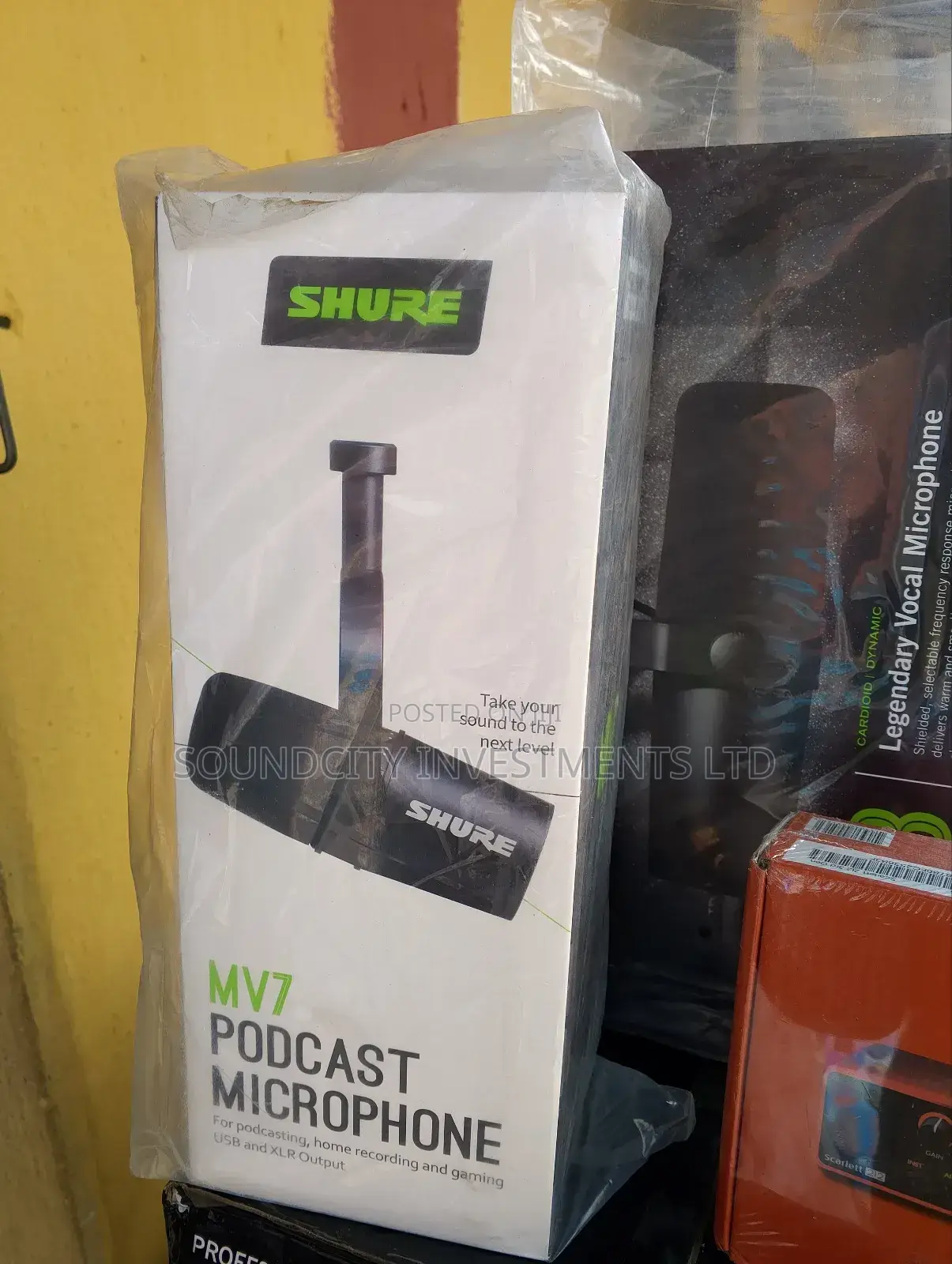 Shure Mv7 Podcast/Zoom Microphone