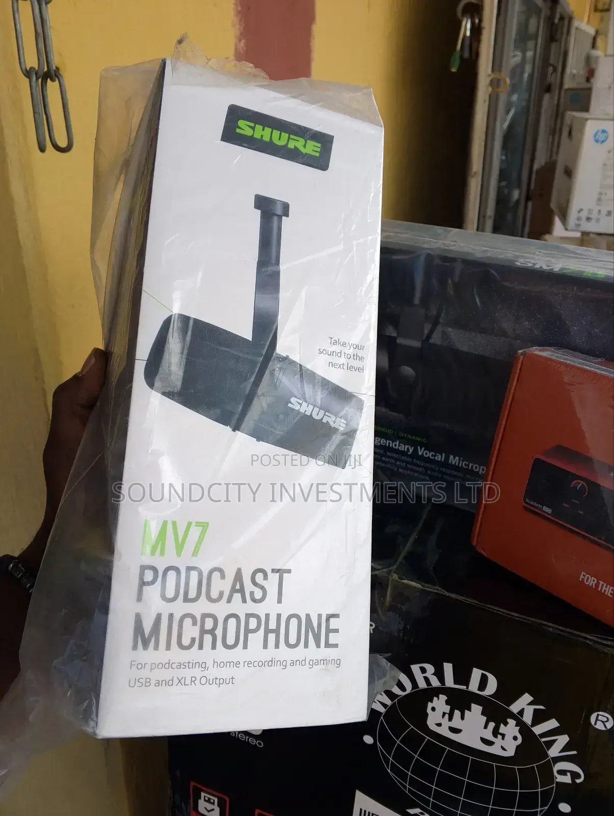Shure Mv7 Podcast/Zoom Microphone