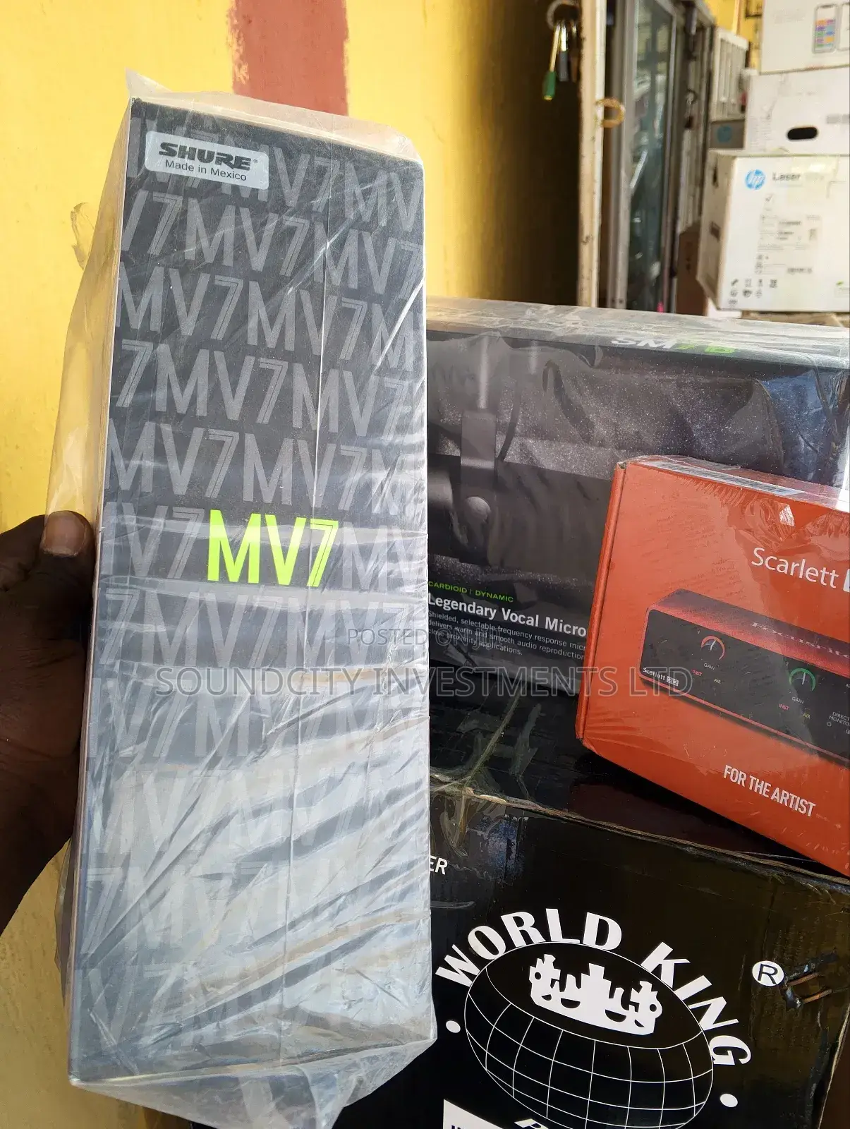 Shure Mv7 Podcast/Zoom Microphone