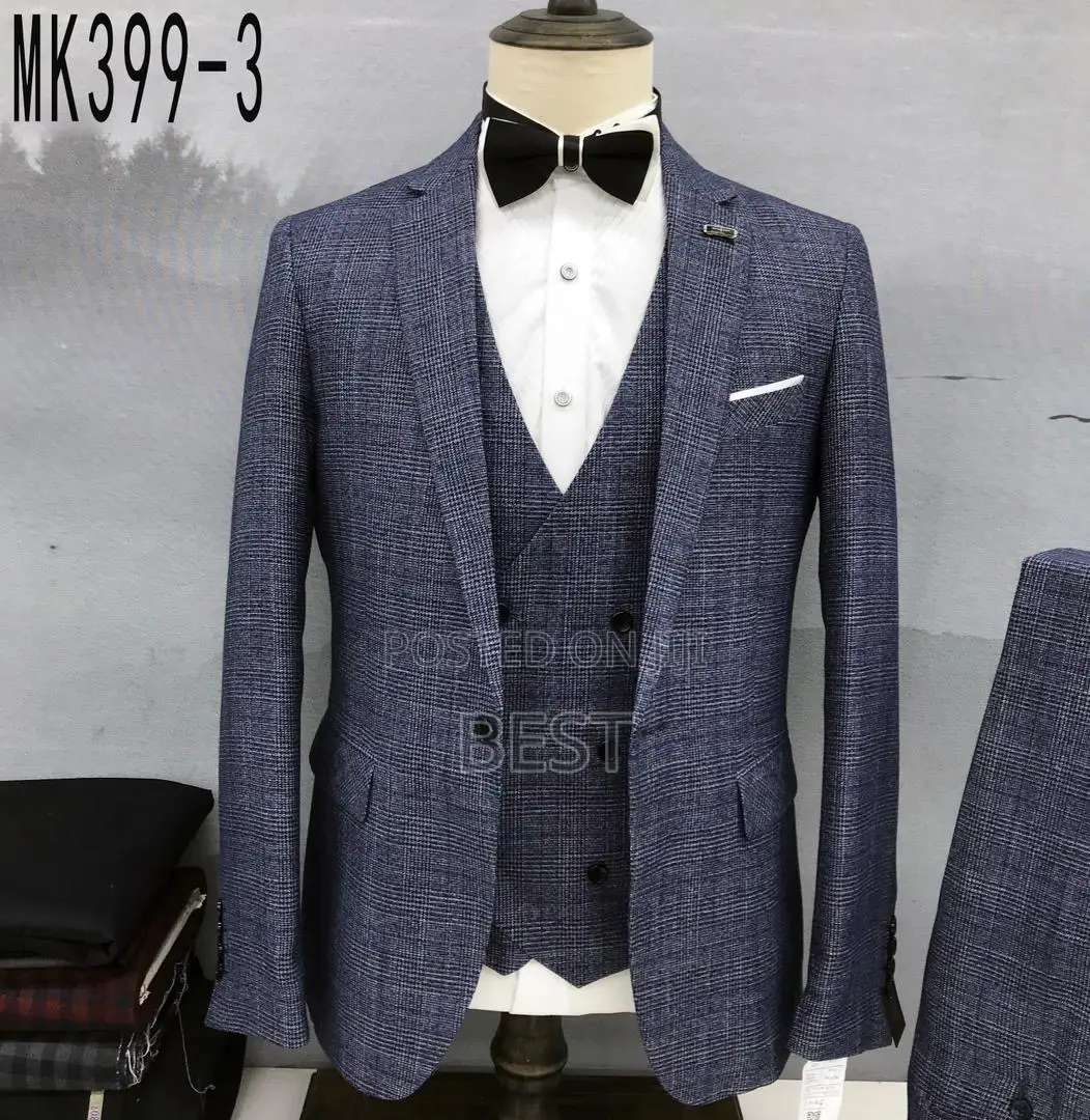 Men Quality 3pis Suits Available in Slide Right for More