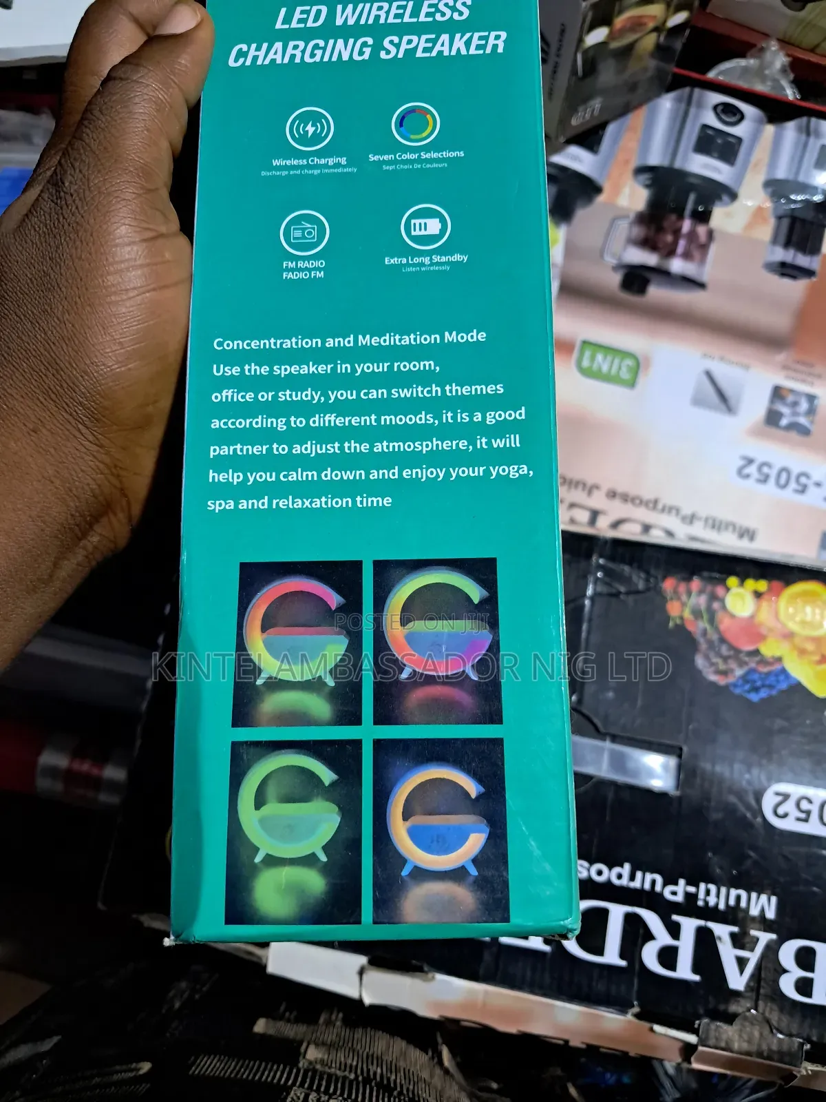 Led Wireless Charging Speaker