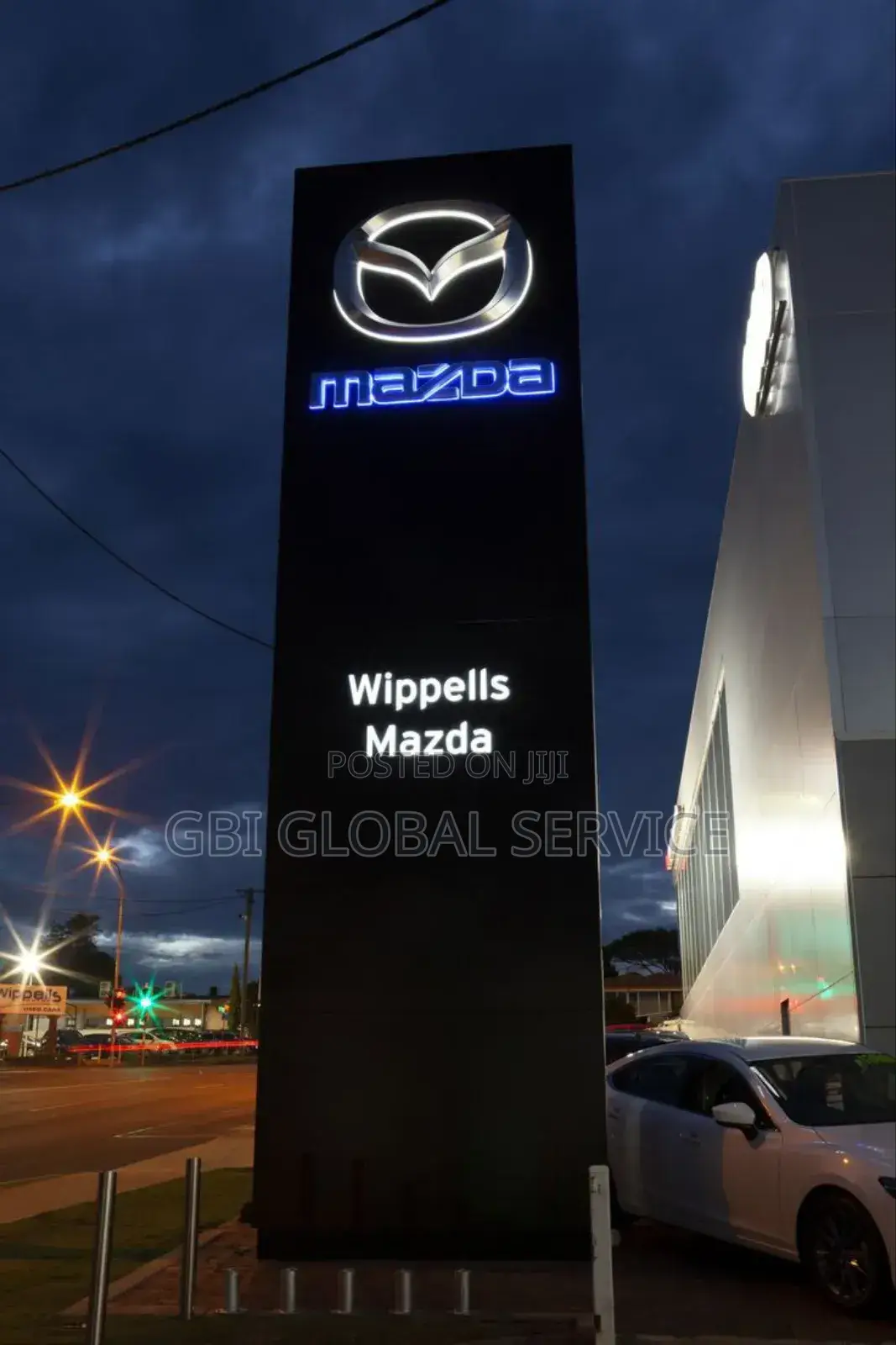 Pylon Sign, Acrylic Lite Sign,