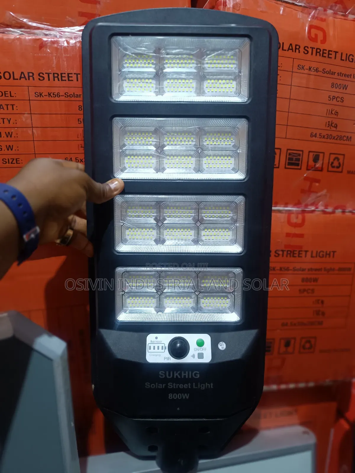 Sukhig 800w All in One Solar Streetlight
