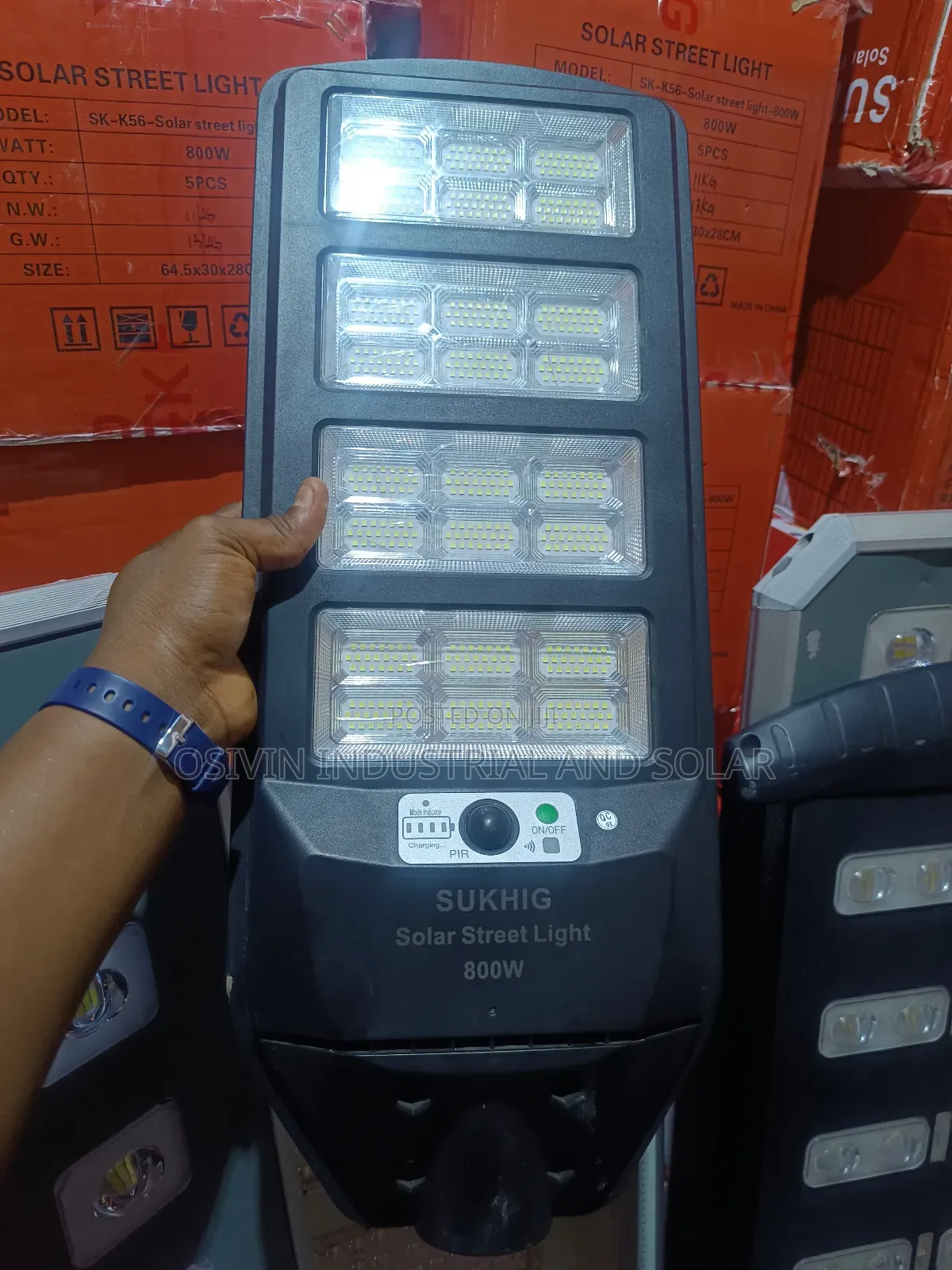 Sukhig 800w All in One Solar Streetlight