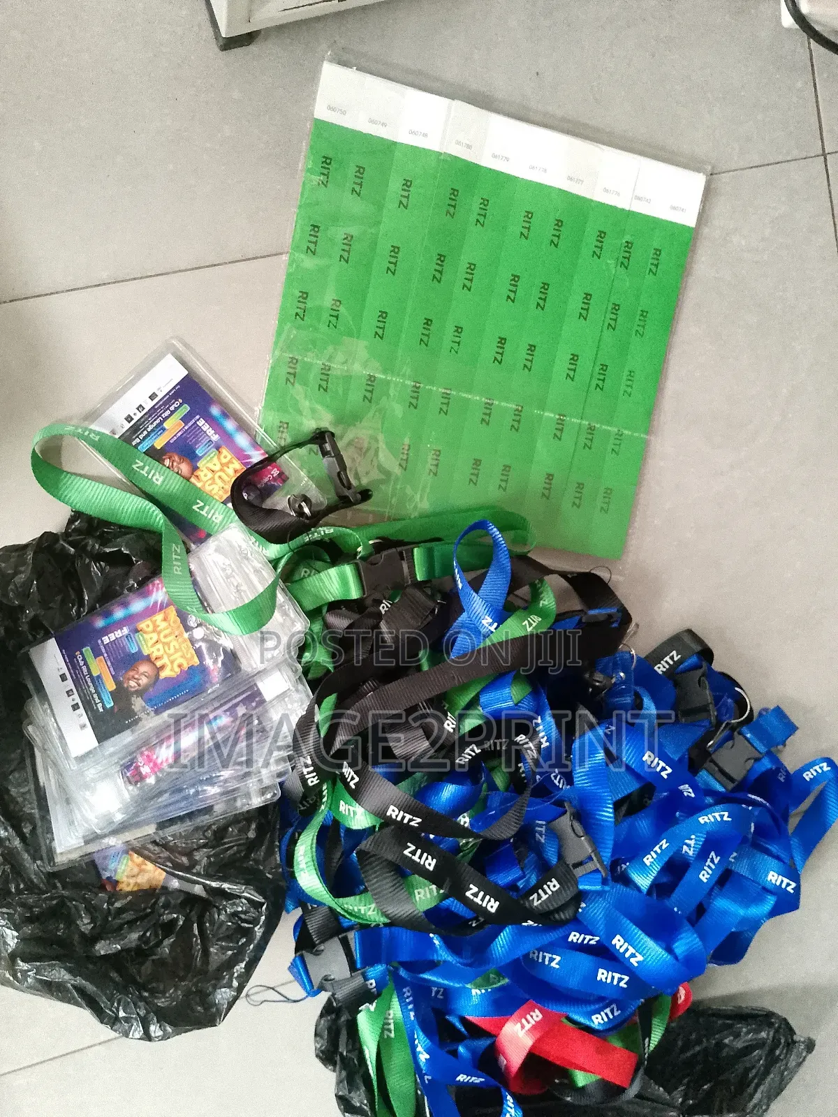 Event/ Party Badge With Lanyard Printing